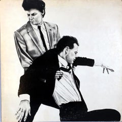 Vintage Rare Original Robert Longo Vinyl Record Art (Robert Longo Men In The Cities)