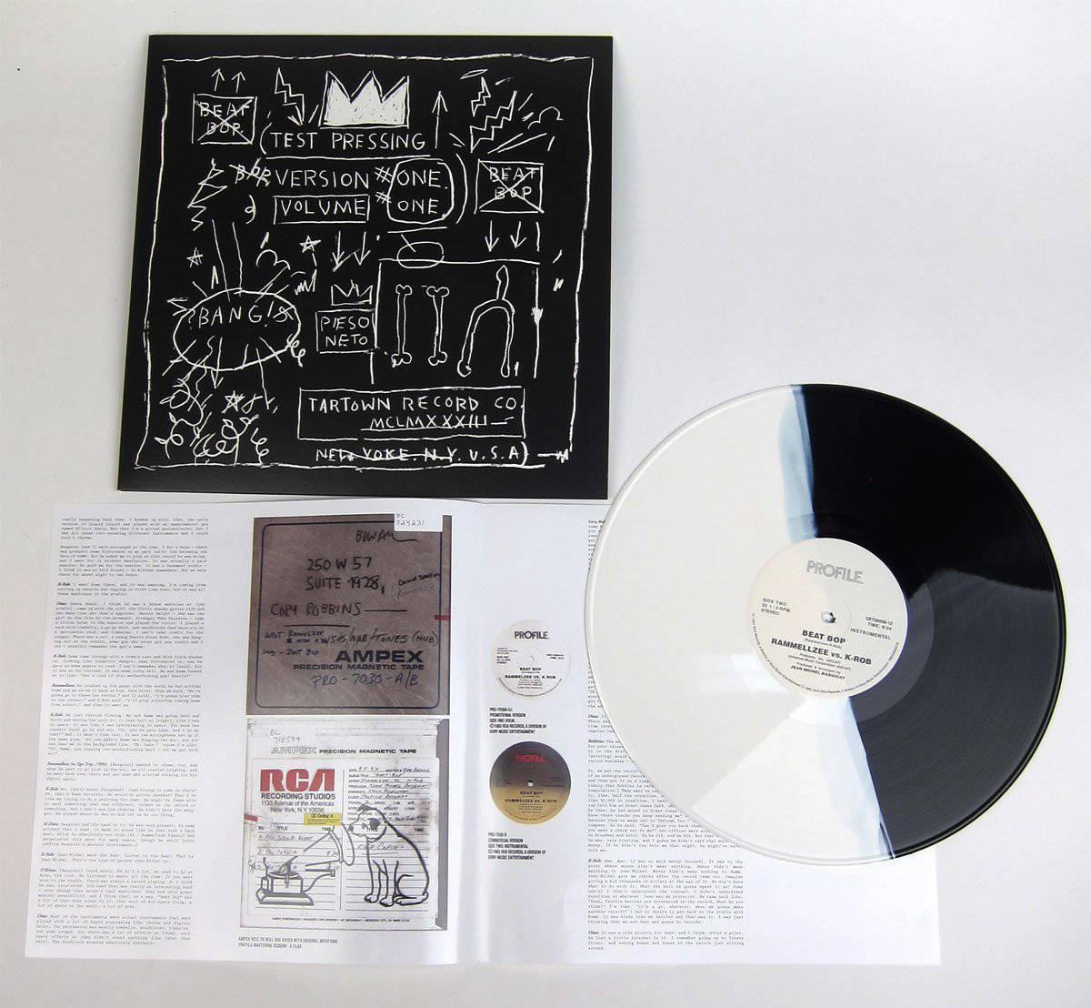 Basquiat Beat Bop Record Art 1983/2014 - Pop Art Print by after Jean-Michel Basquiat