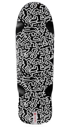 Keith Haring Skateboard Deck (Keith Haring three eyed face)