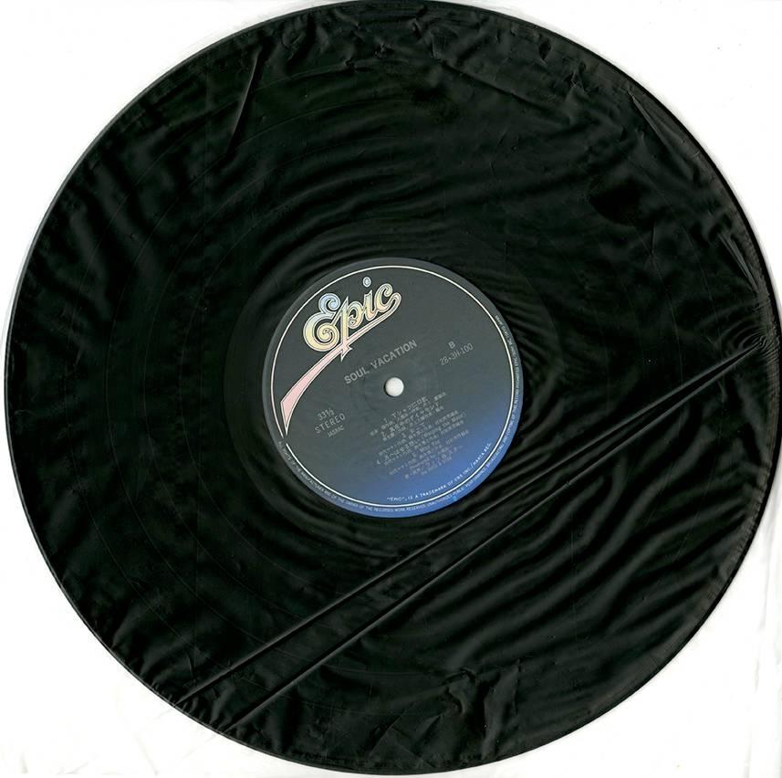 Andy Warhol record art 1983:

Off-set lithograph on record album cover.
12 x 12 Inches (30.48 x 30.48 cm).
Cover: Very good to excellent condition.
Includes original record in excellent condition.
Looks super cool framed. Featured prominently in