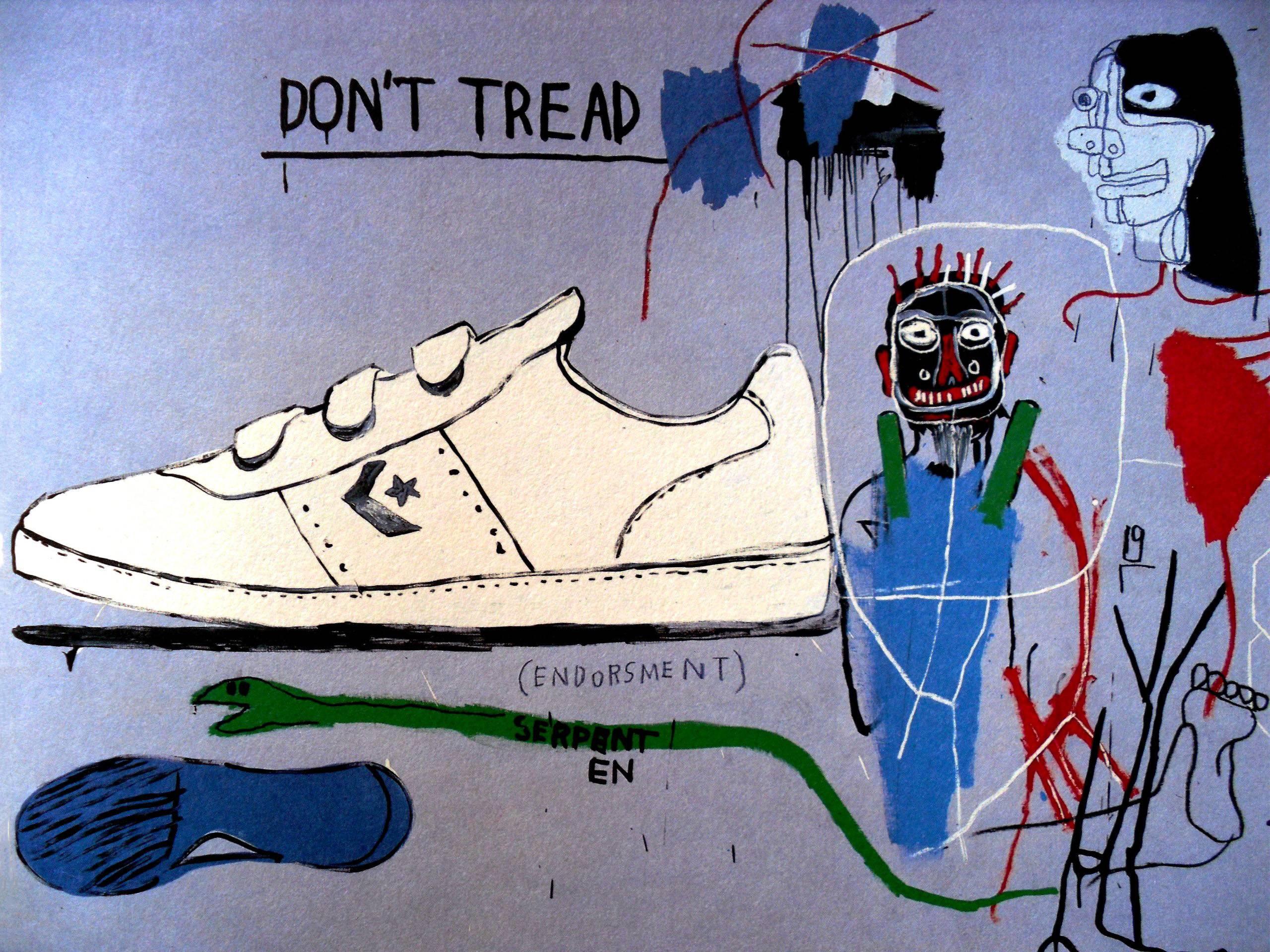 Warhol Basquiat Collaborations catalog 1988 (Poison) - Pop Art Print by after Jean-Michel Basquiat