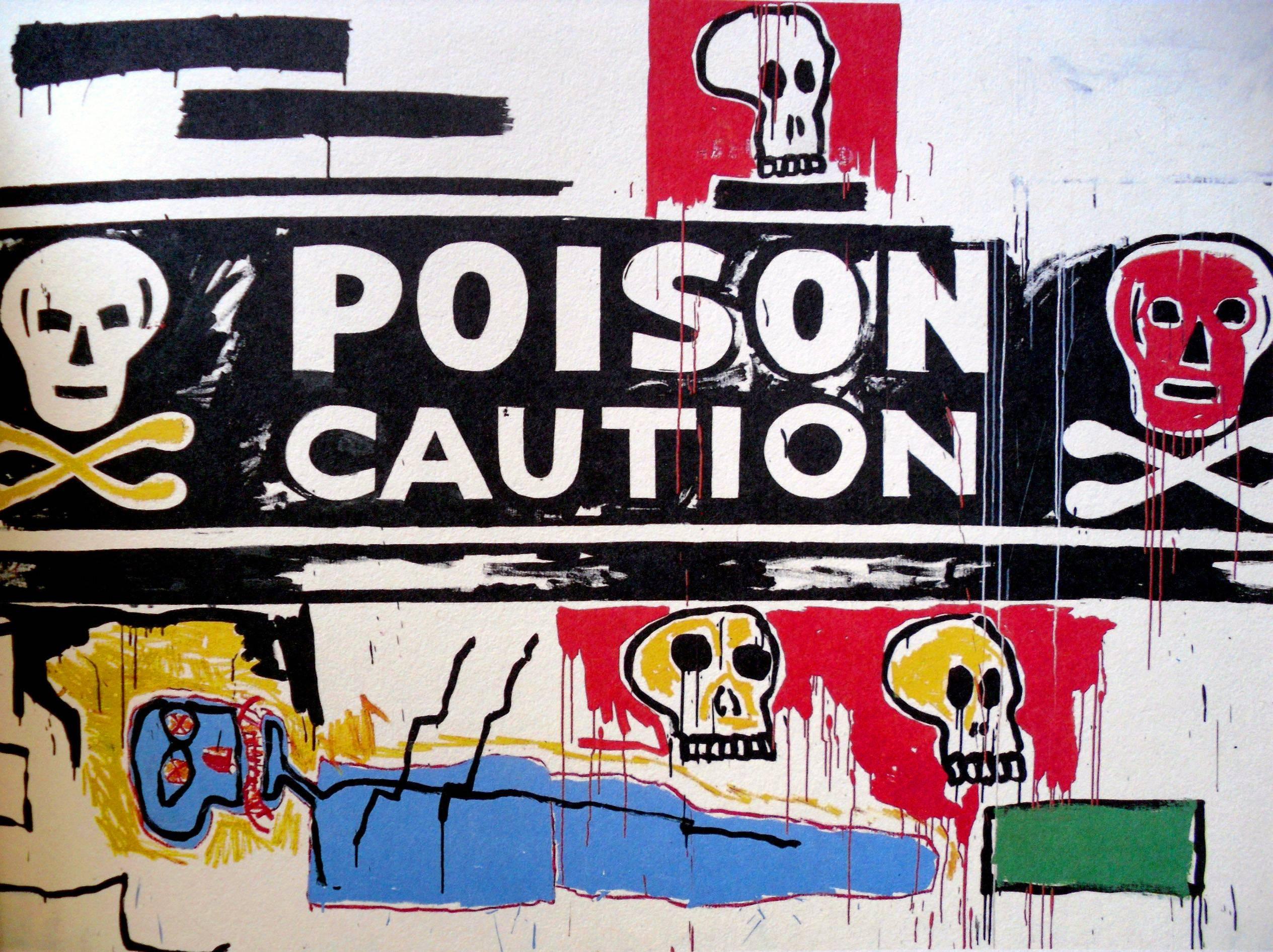 Warhol Basquiat Collaborations catalog 1988 (Poison) - Print by after Jean-Michel Basquiat