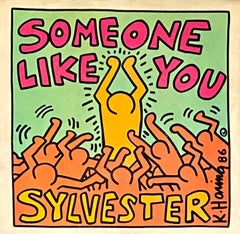 Original Keith Haring Album Cover Art (vintage Keith Haring)