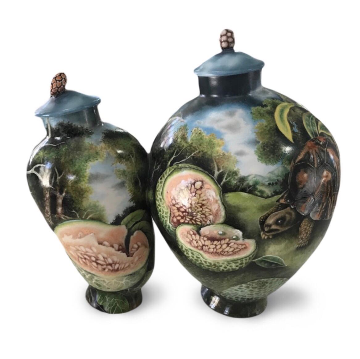 porcelain, china paints
signed by artist
Provenance: ASU Art Museum Auction, Tempe, AZ

BIO

Kurt Weiser was born in 1950 in Lansing Michigan. He studied ceramics under Ken Fergusen at the Kansas City Art Institute from 1972-76 and then completed an