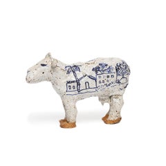 Vintage Venice Beach Cow by Magdalena Suarez Frimkess