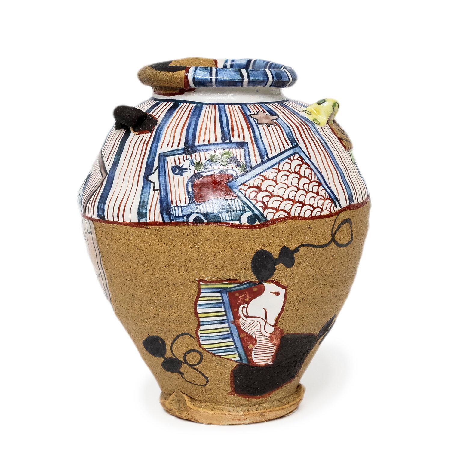 Erotisches YOBITSUGI-Stil VASE von Aaron Scythe