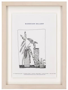 Used Original Untitled Plant and Vase Drawing by Jonas Wood