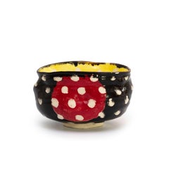 Los Oribe Polka Dot Teabowl (Chawan) by Suzuki Goro