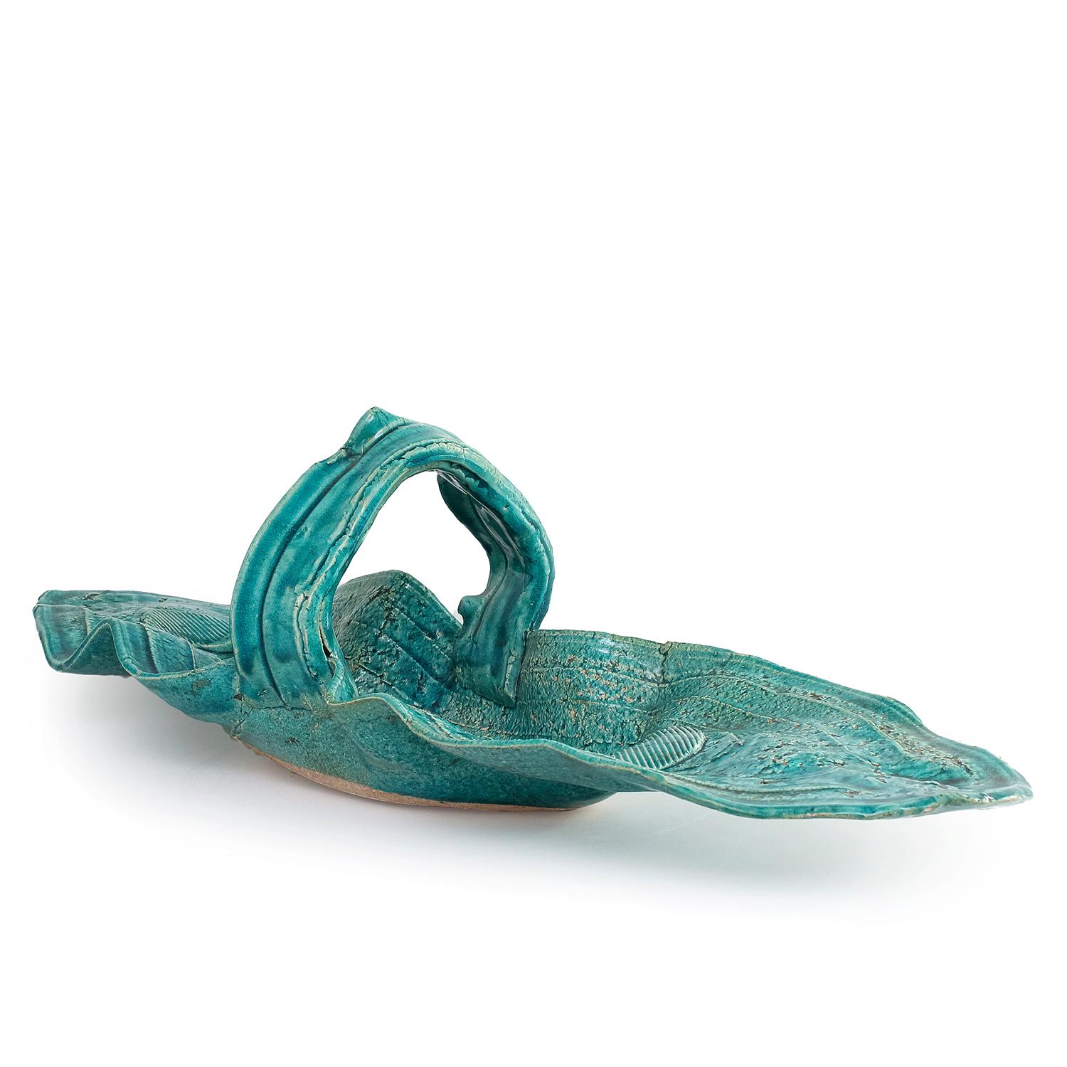 TURQUOISE BASKET (INV# NP3744) - Sculpture by Betty Woodman