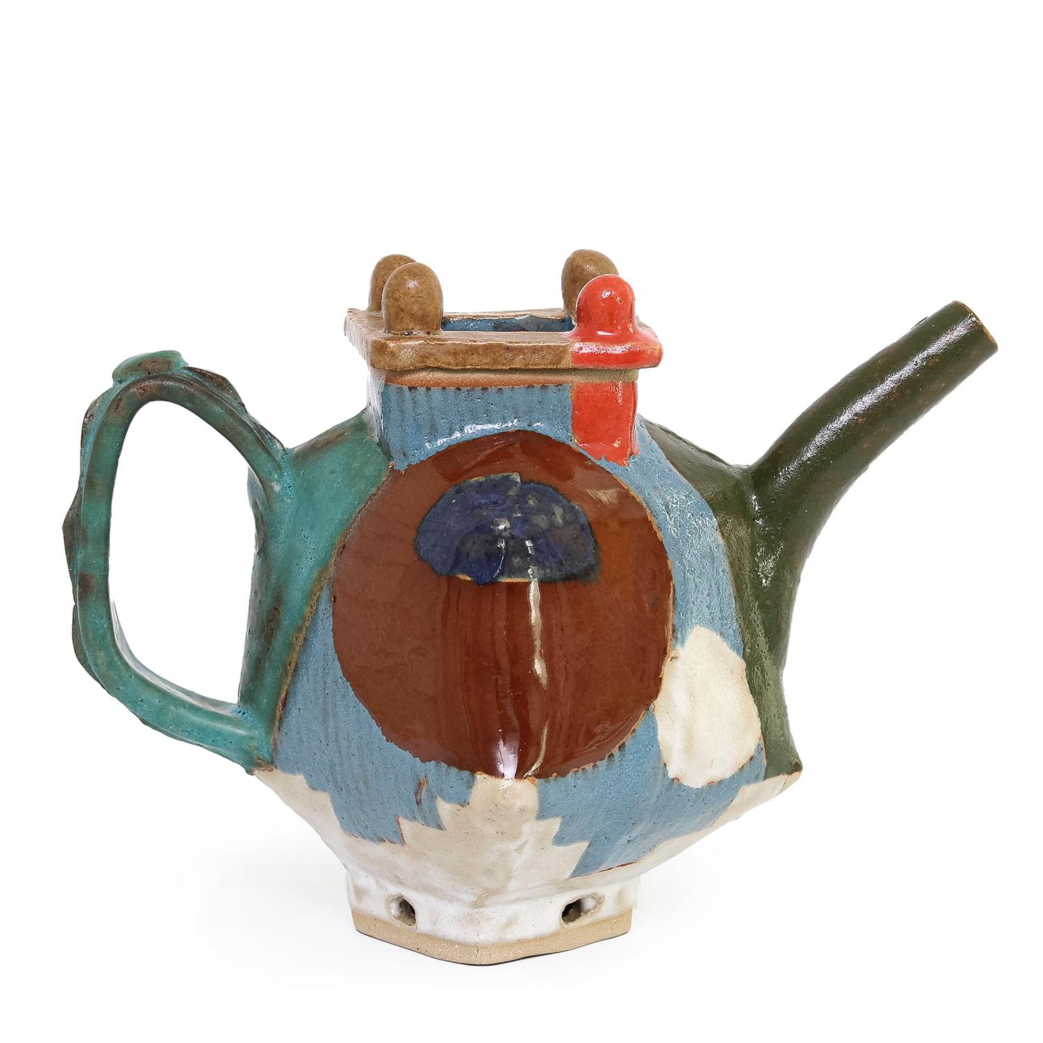 Teapot (INV# NP3730) - Contemporary Sculpture by John Gill