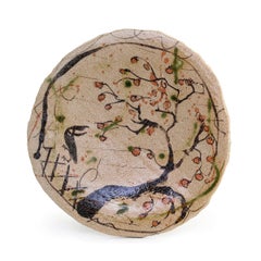 Plate with Cherry Blossom Tree and Raven (INV# NP3737)