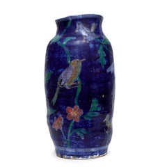 Flower and Bird Vase by Michael and Magdalena Suarez Frimkess
