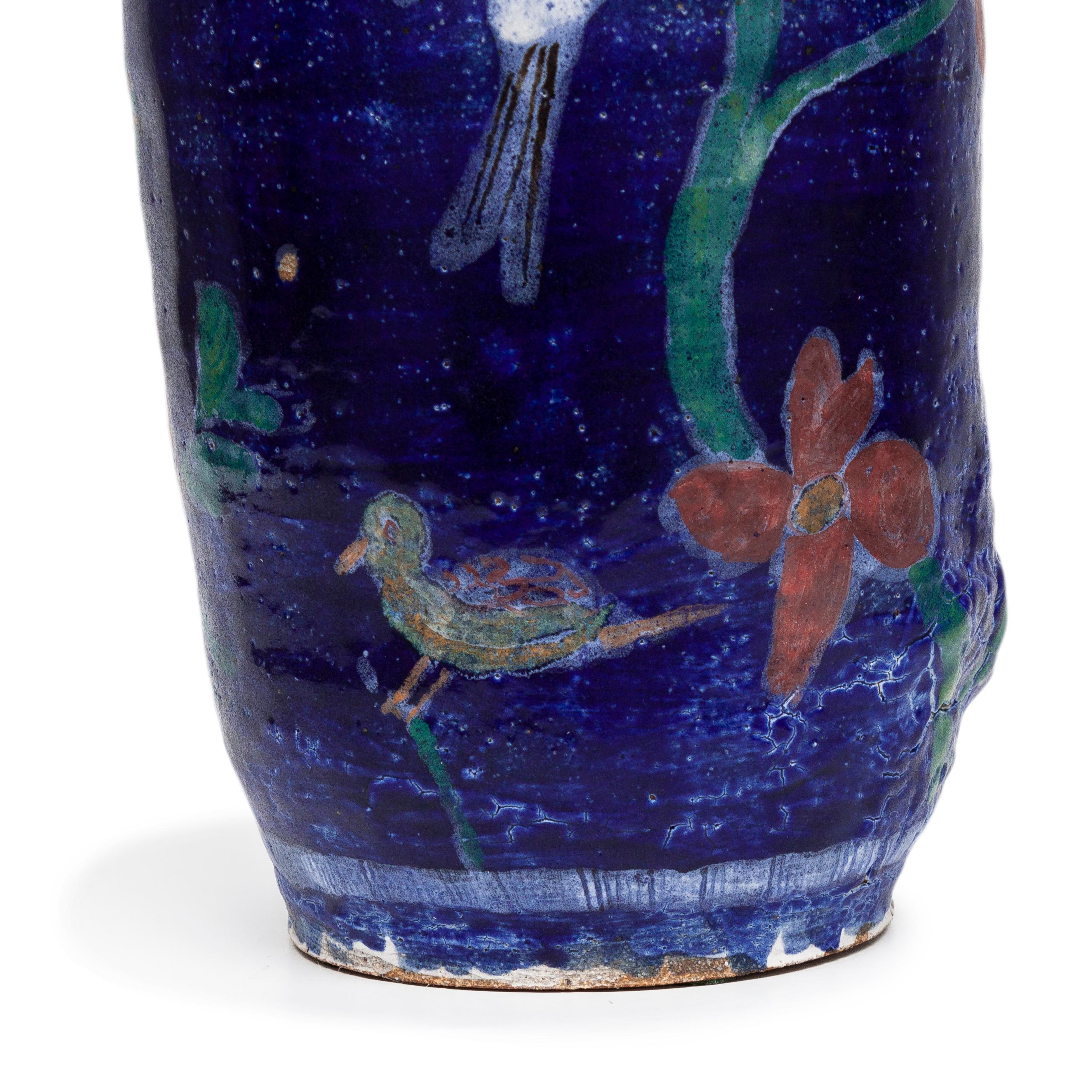 Michael and Magdalena Suarez Frimkess
Bird and Flower Vase
2000
Stoneware and Glaze
13 x 6.5