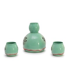 Ensemble de Sake octopus de Ron Nagle