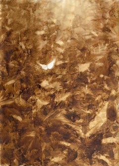 Used illumination- coffee painting framed 41 X 29