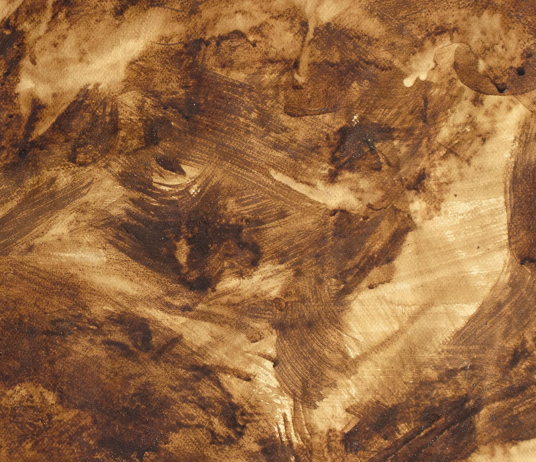 illuminazione - dipinto al caffè incorniciato 41 X 29 - Art di Reynier Llanes