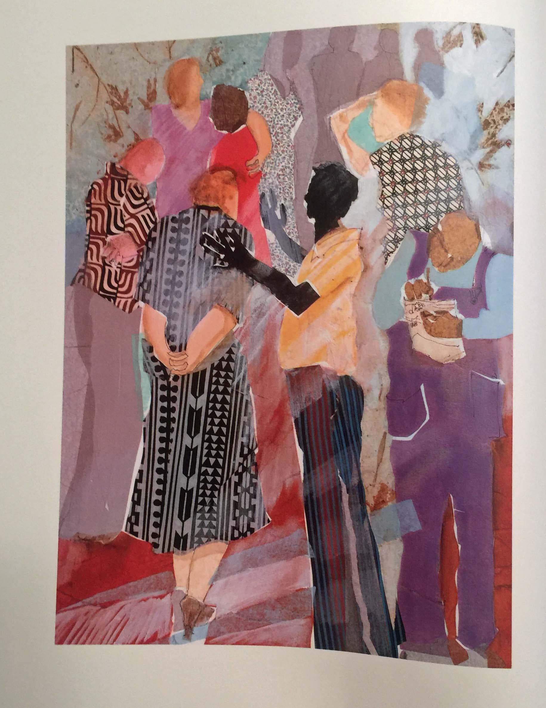 Phoebe Beasley Figurative Print - SUNRISE IS COMING AFTER WHILE