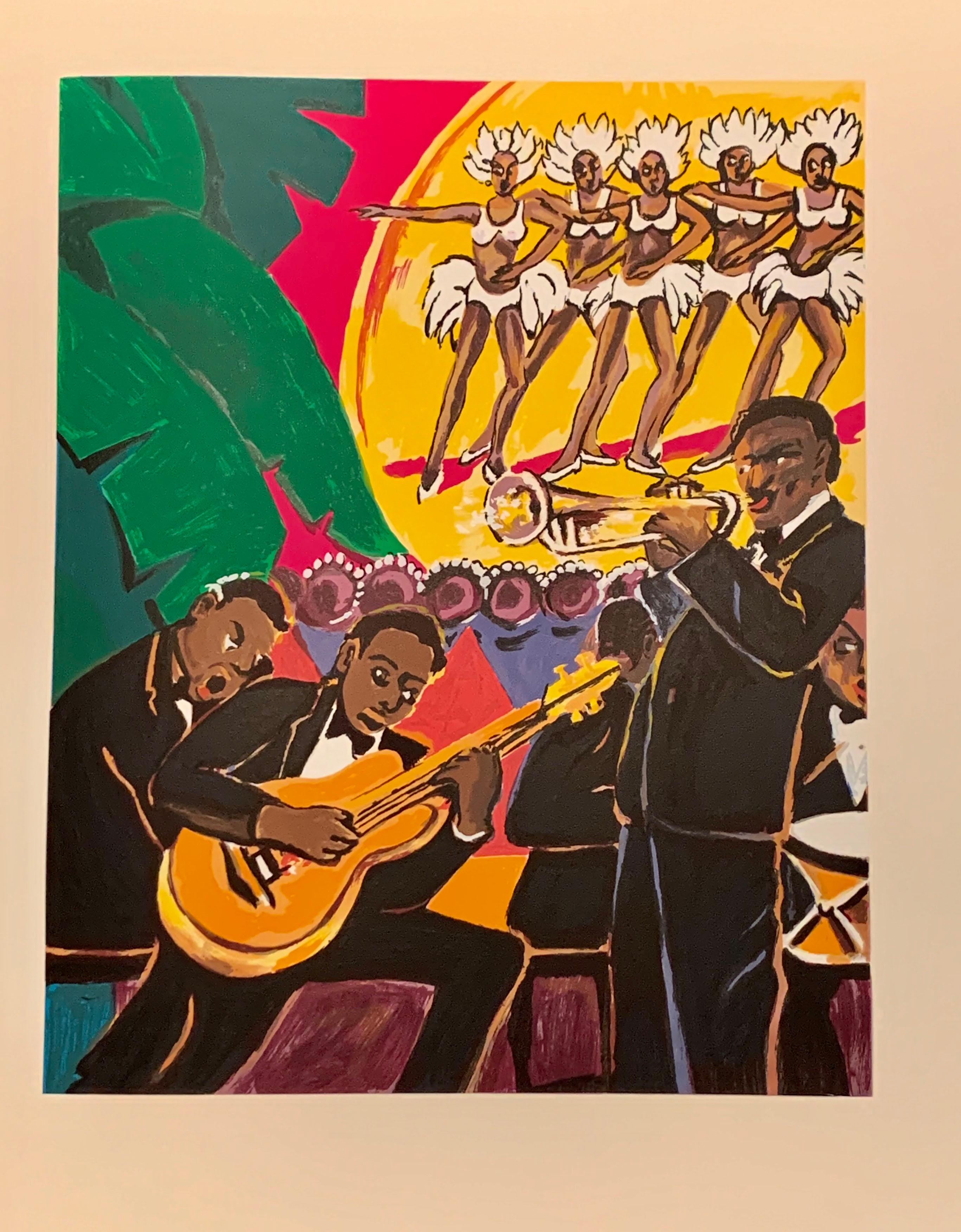 Figurative Print de Lois Maillou Jones - POEMAS DE LEOPOLD SEDAR SENGHOR