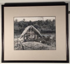 A VENEZUELAN STATION and THE FALLS OF "EL NEGRO" CUYUNI RIVER