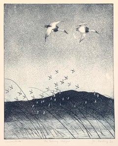 Vintage CANVASBACKS - THE EVENING FLIGHT