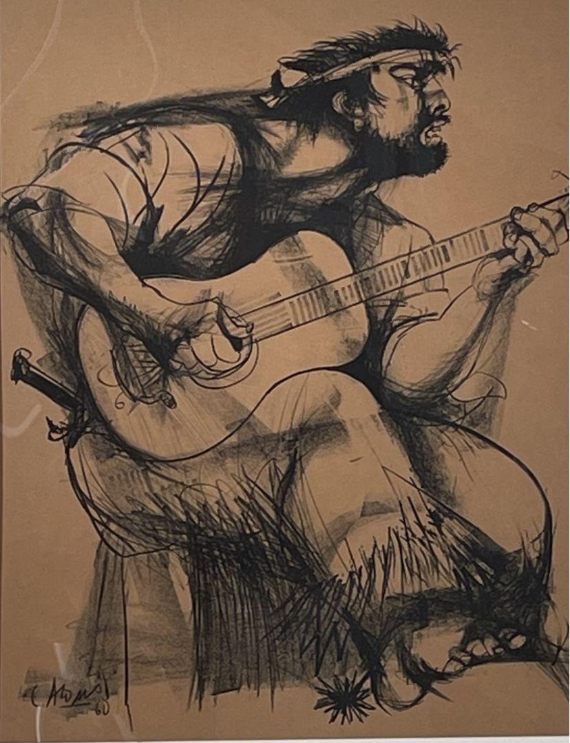 GAUCHO PLAYING GUITAR