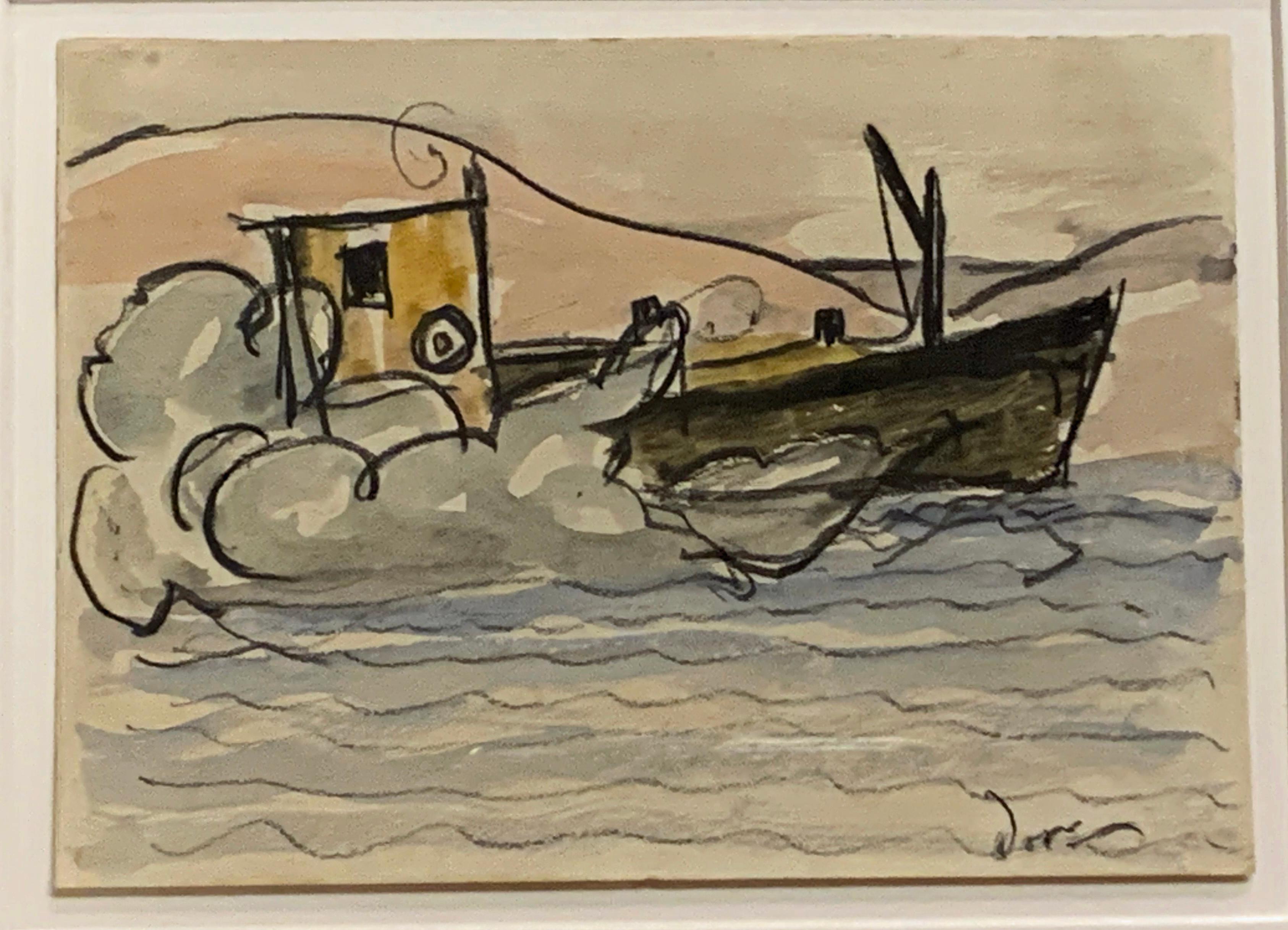 BARCA DA OLIO - Landscape Art Marrone di Arthur Dove