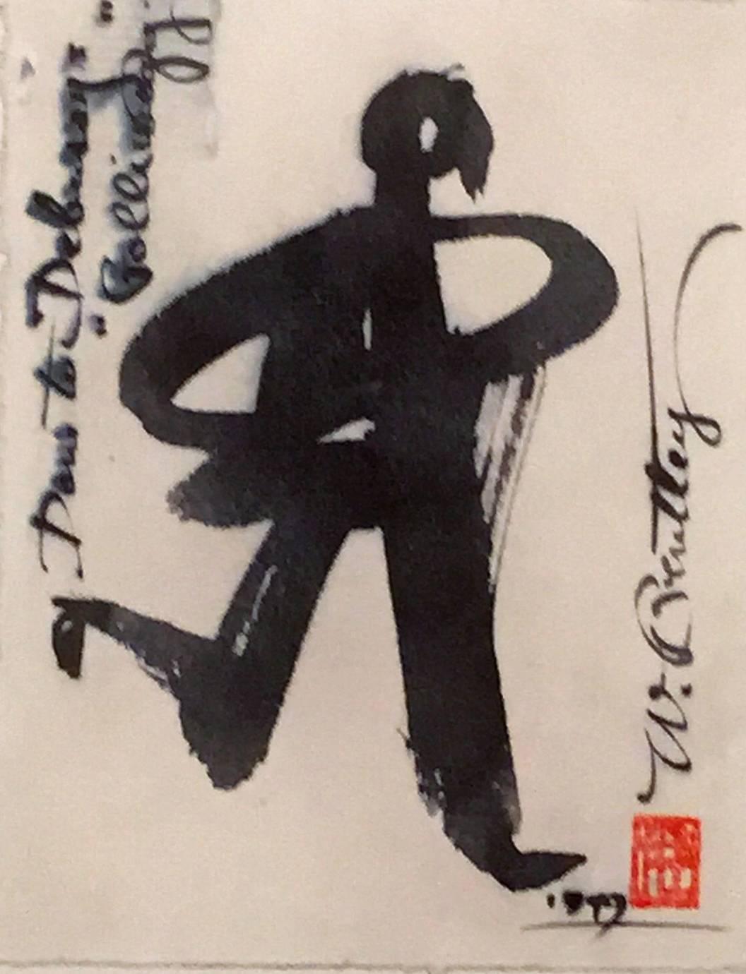SEVEN DRAWINGS - Beige Figurative Art by Harvey Wilder Bentley