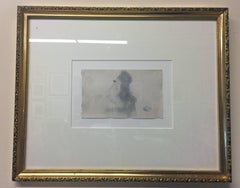 WOMAN WITH OPERA GLASSES (STUDY FOR "IN THE LOGE").