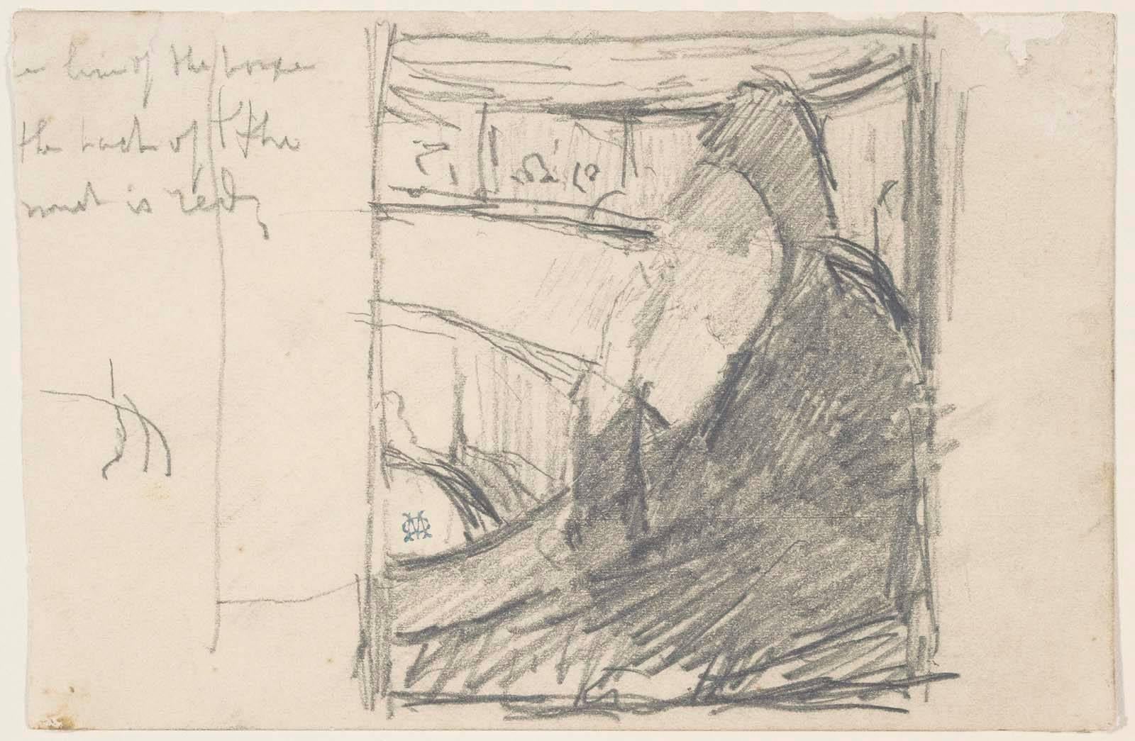 Cassatt, Mary. FRAU MIT OPERNGLAS (STUDIE FÜR 