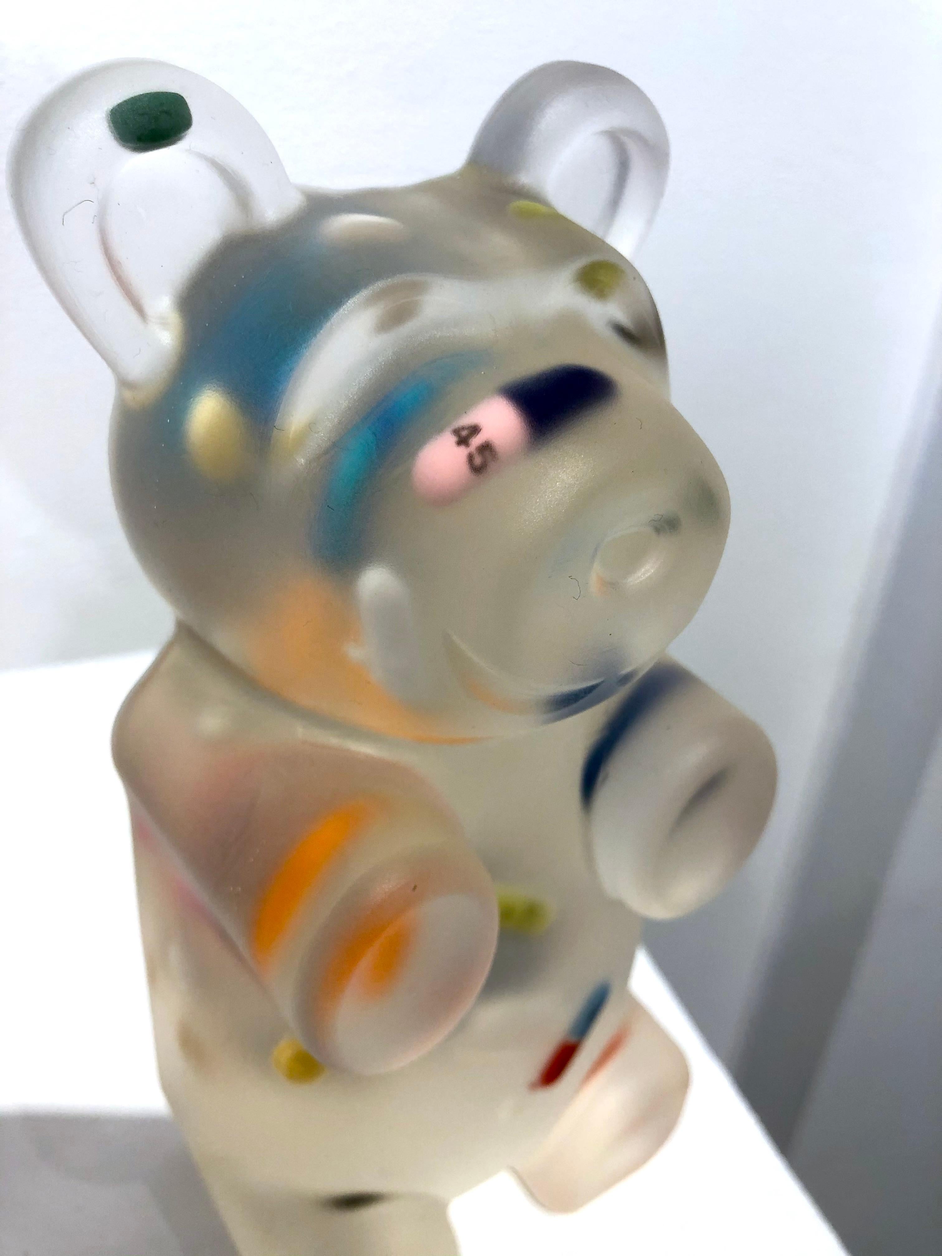 Clear Gummy Bear - Sculpture by Sahara Novotny