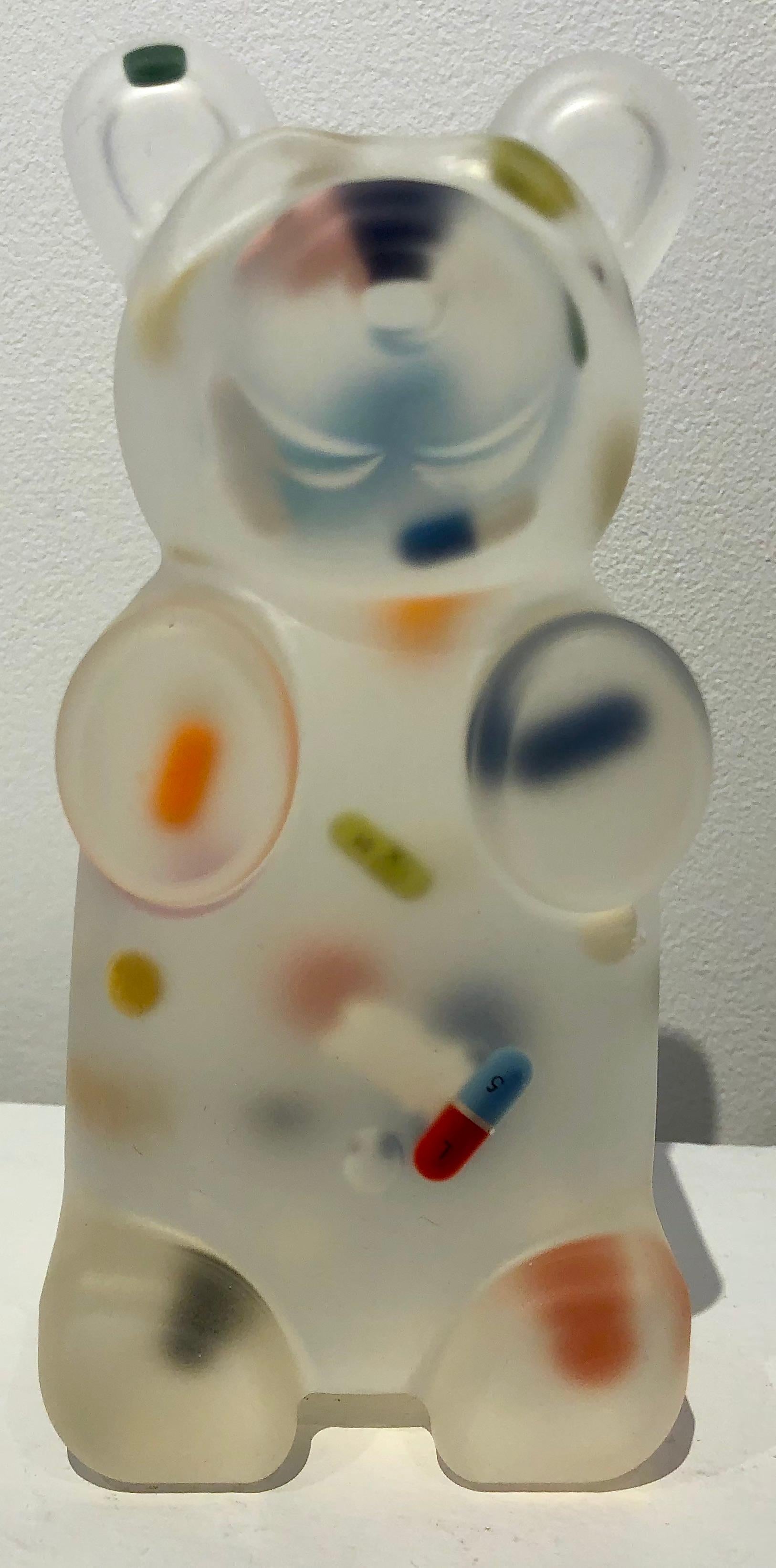 Sahara Novotny Figurative Sculpture - Clear Gummy Bear