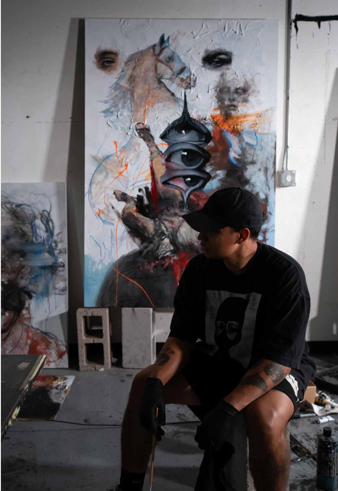 Dies ist eine handgemalte Öl-und Mixed-Media-Kunstwerk auf Leinwand von Internet-Sensation mad Holzkohle
Er wird vertreten durch Krause Gallery NYC 

Schiffe gerollt in einer Röhre

