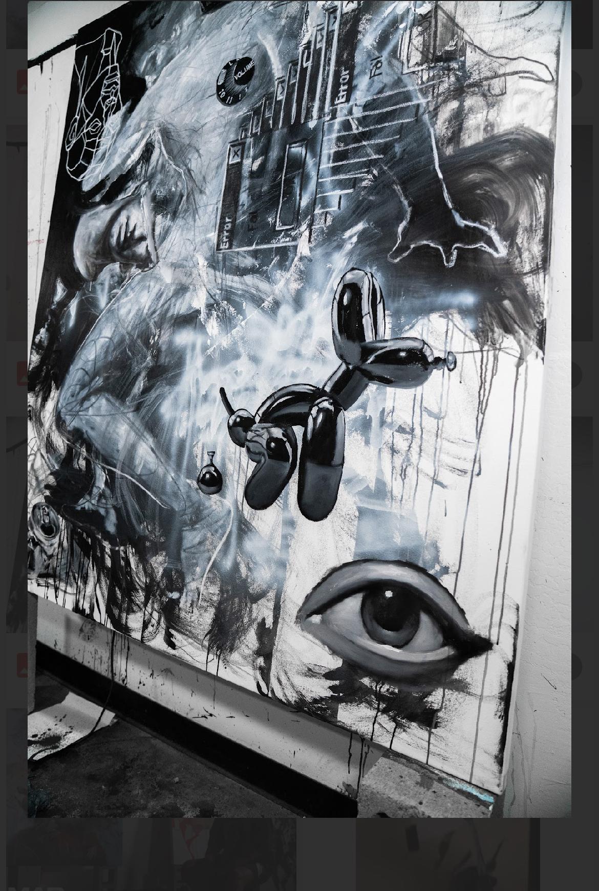 Dies ist eine handgemalte Öl-und Mixed-Media-Kunstwerk auf Leinwand von Internet-Sensation mad Holzkohle
Er wird vertreten durch Krause Gallery NYC 

Schiffe gerollt in einer Röhre

