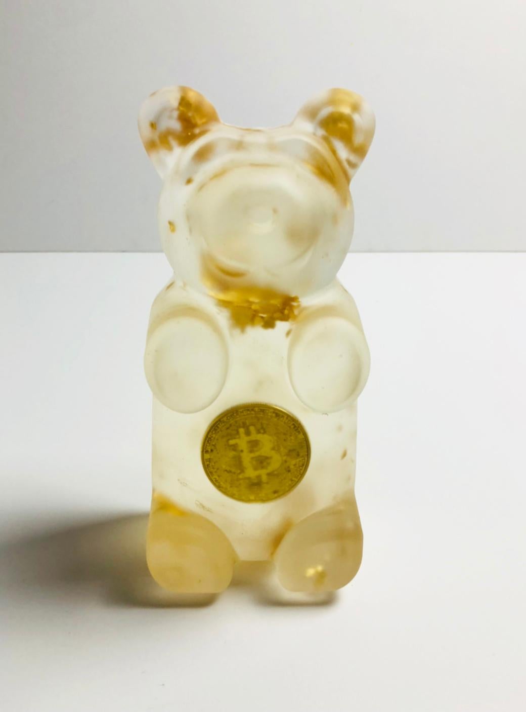 Sahara Novotny Figurative Sculpture - Bitcoin Gummy Bear 