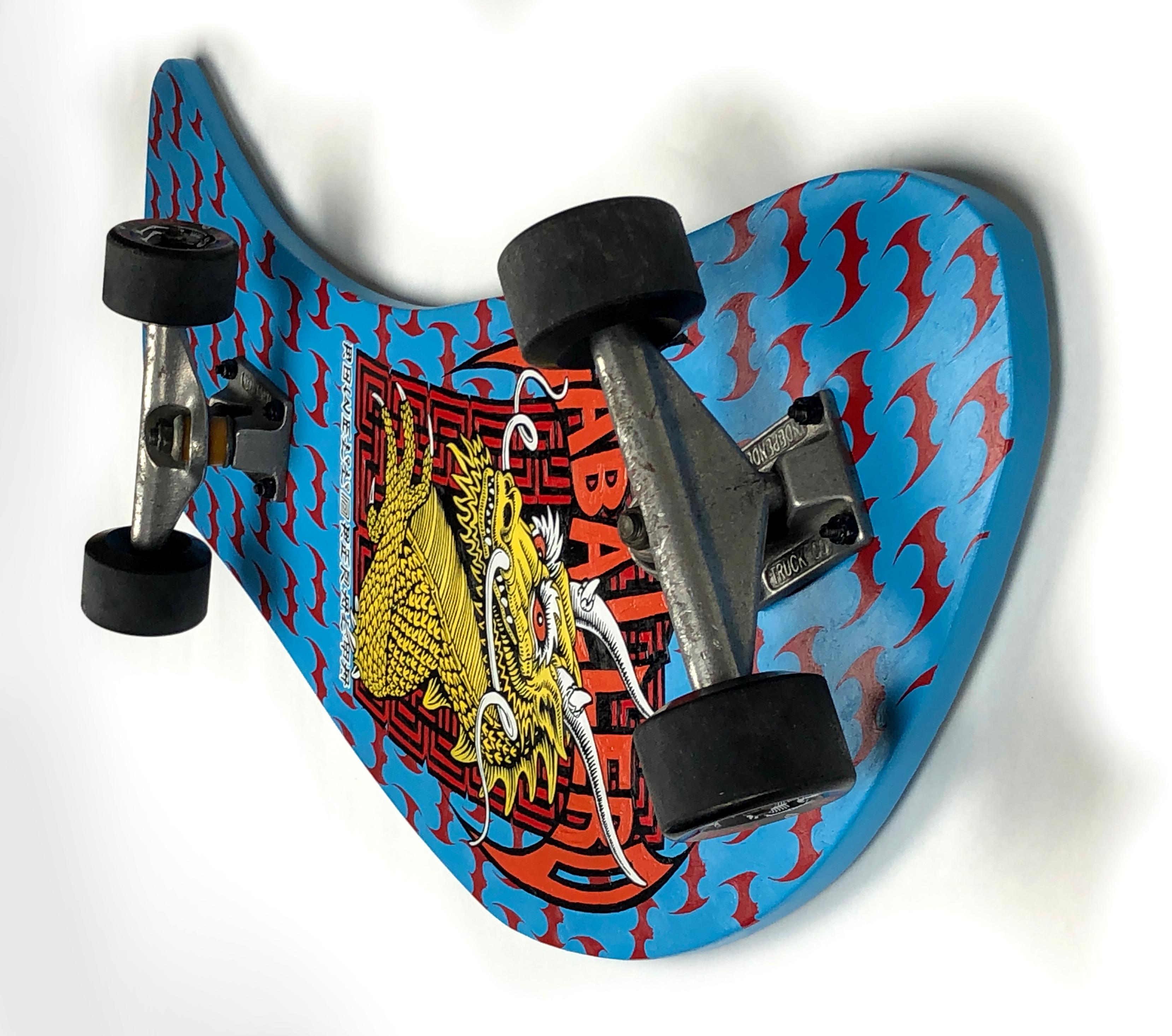 “Cab Dragon Melted Skateboard” 1