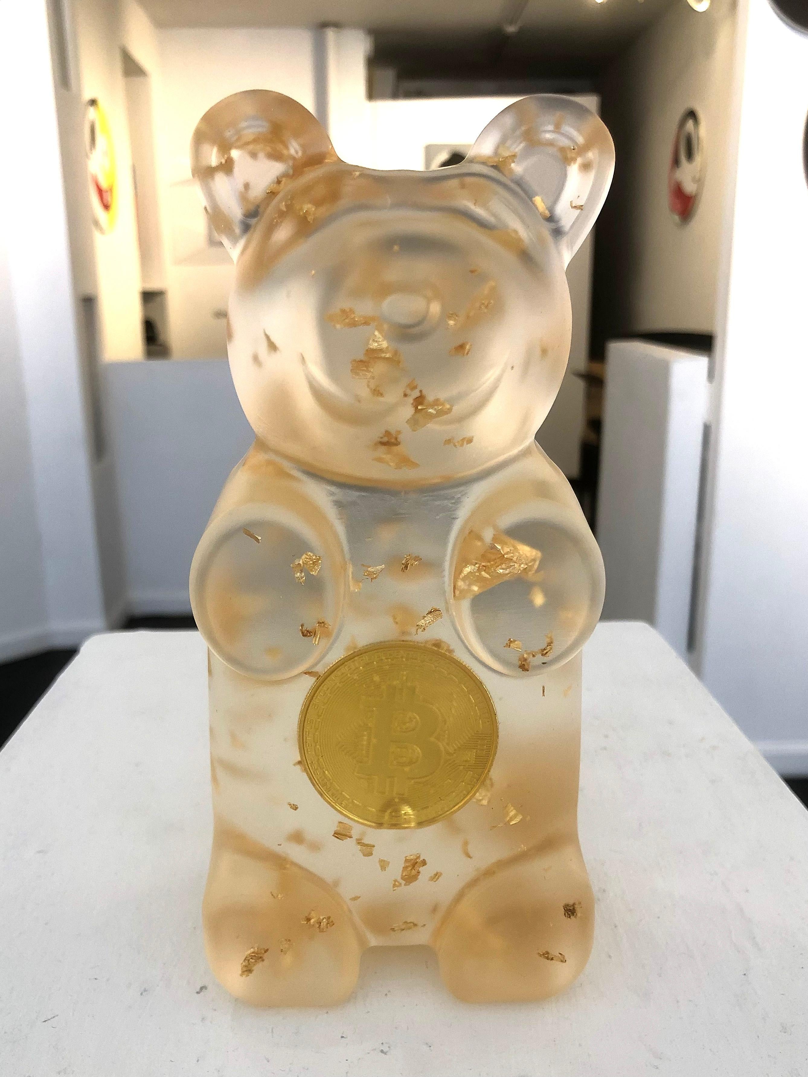 Bitcoin Gummy Bear 2 - Sculpture by Sahara Novotny