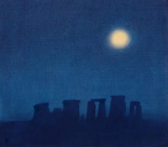 Stonehenge - 21st Century, Contemporary, Oil, landscape