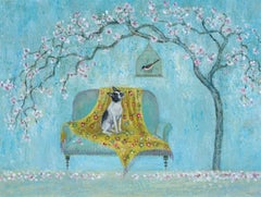 Birdsong - Contemporary - Animal painting - Figurative art