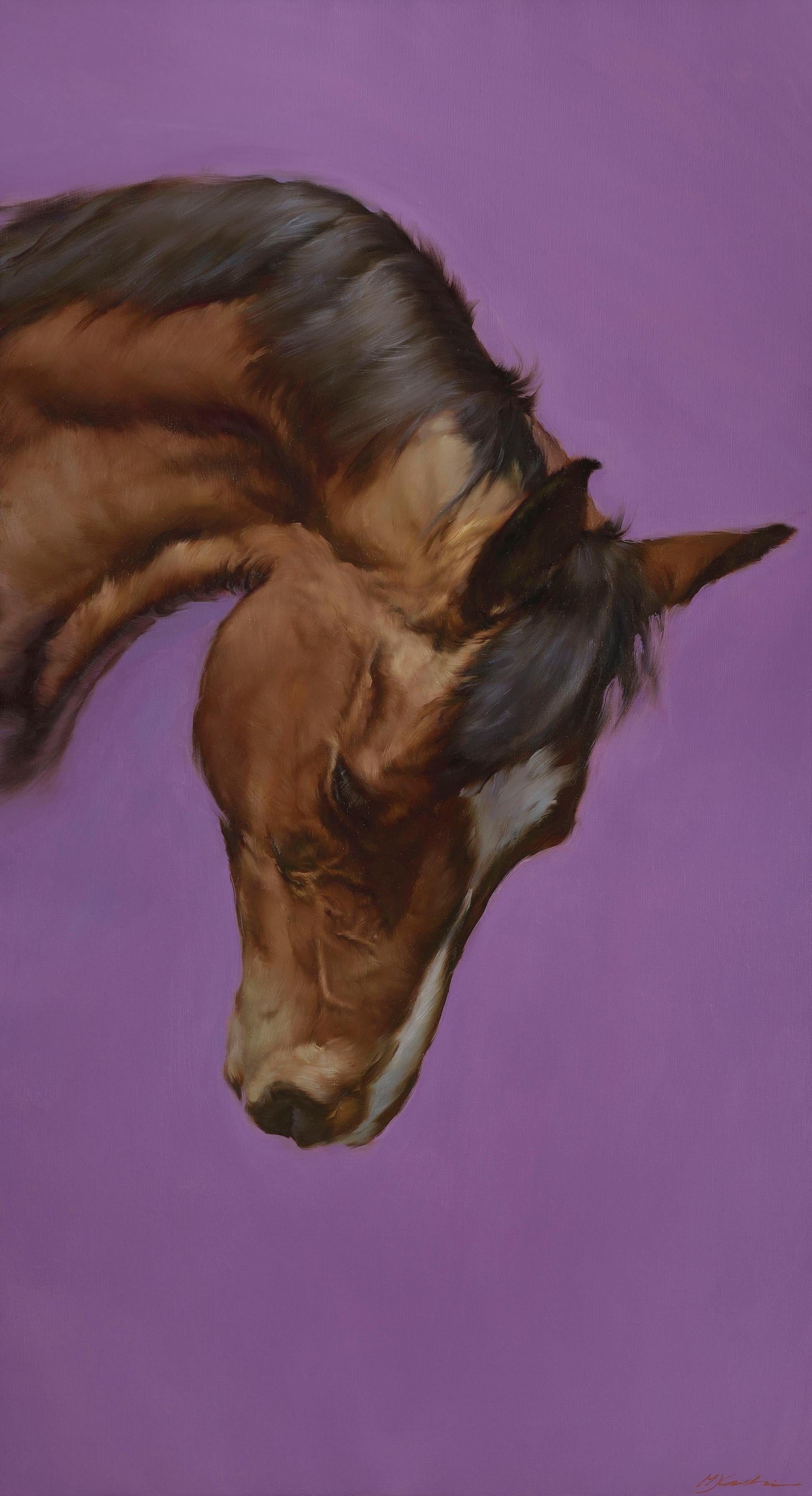 Equus VI - Painting by Michael J Austin