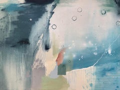Contemporary Abstract painting, Rebecca Stern, Below the Surface II