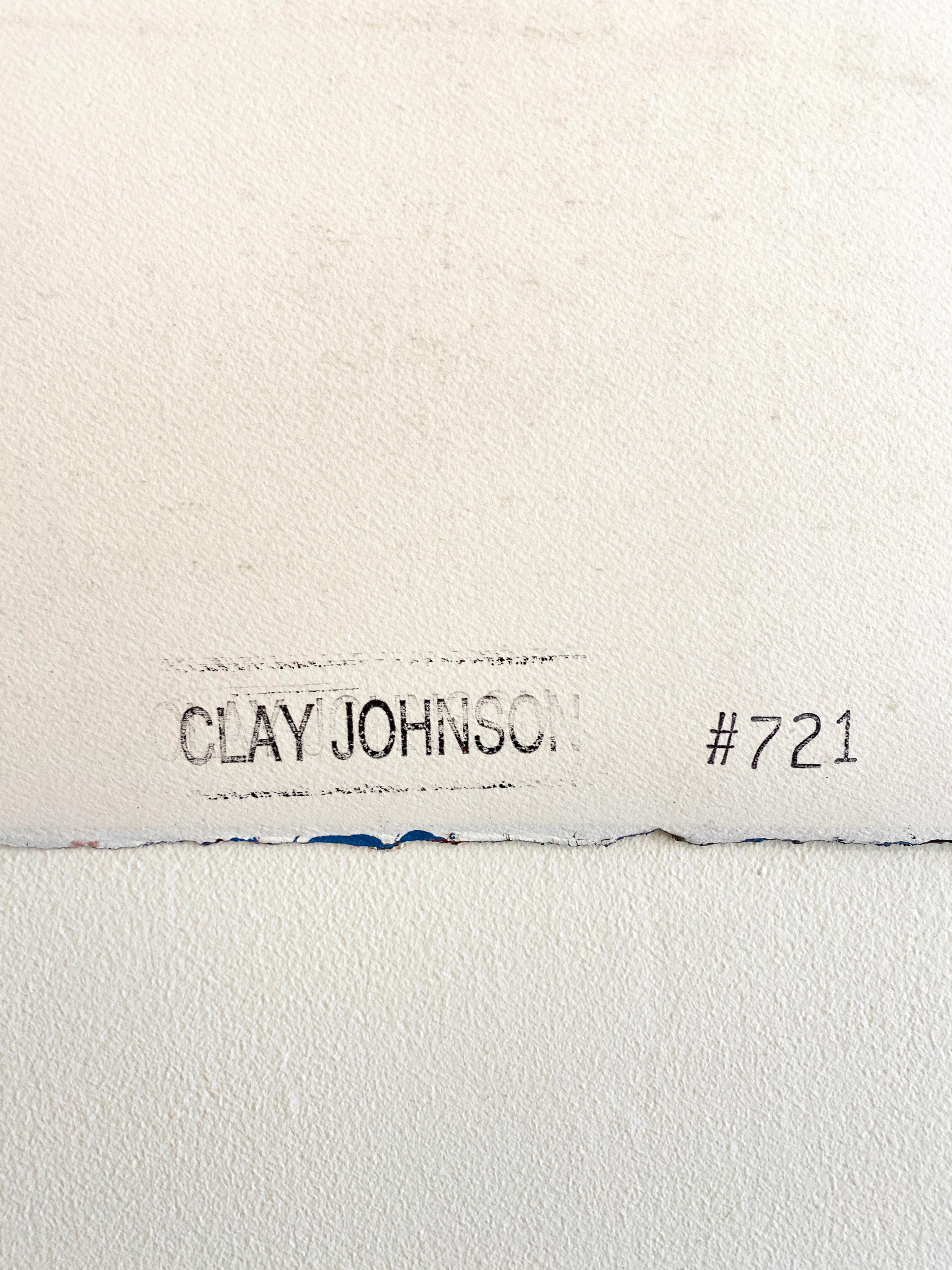 Œuvre abstraite sur papier de Clay Johnson, sans titre (n° 721) en vente 6