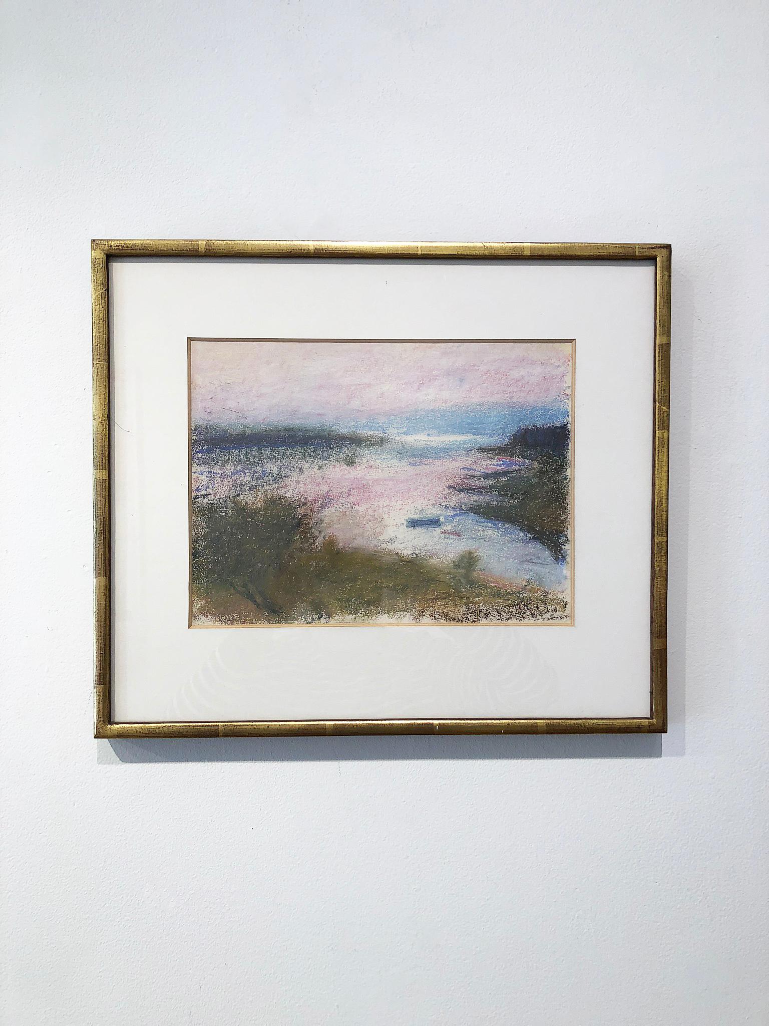 Pink Dusk - Art by Wolf Kahn