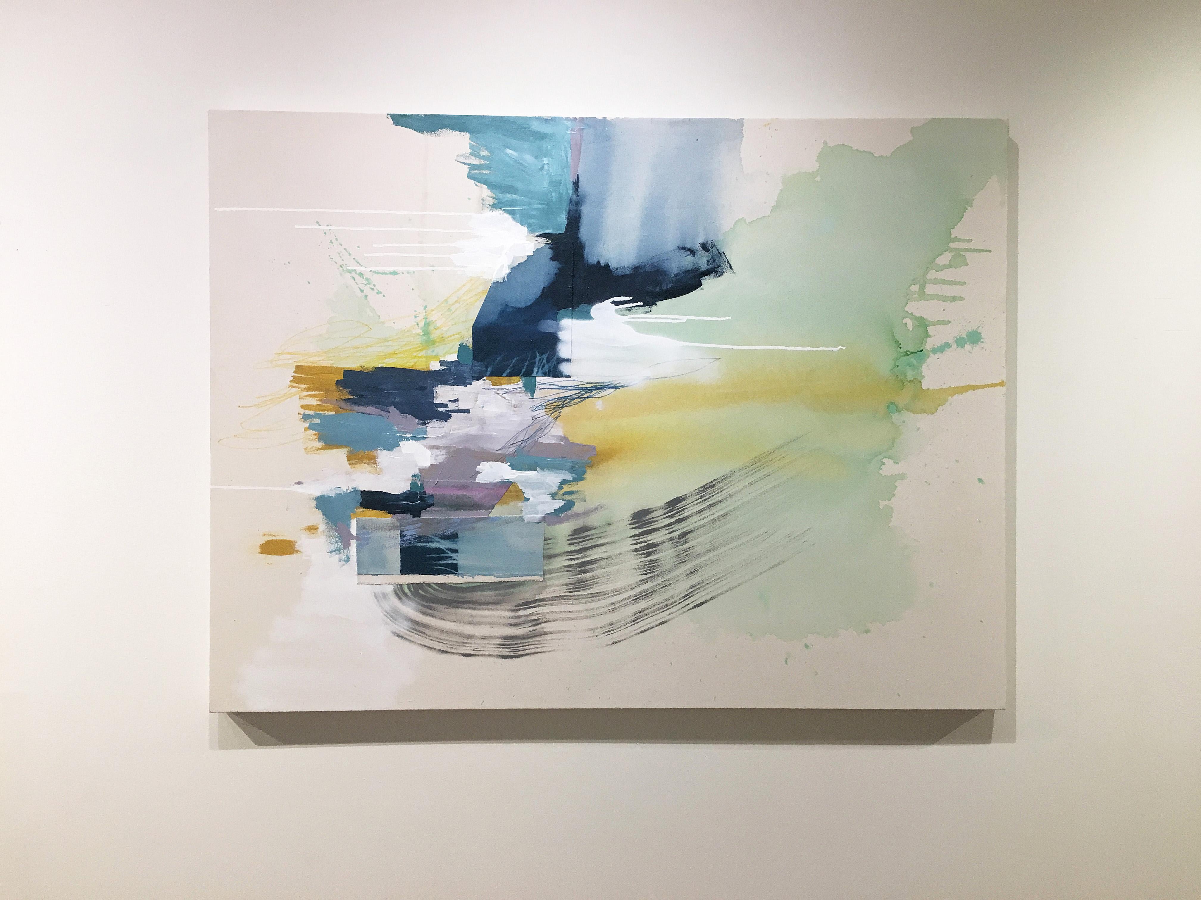 Contemporary Abstract painting, Rebecca Stern, Missing Memories 1