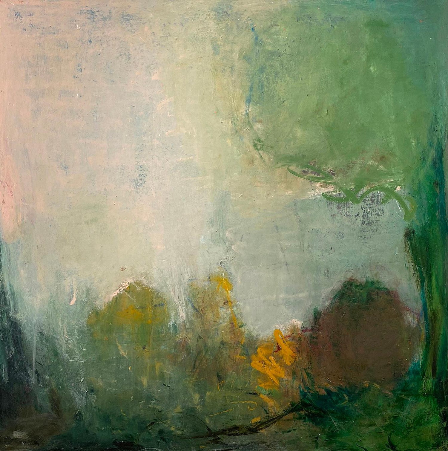 Sandrine Kern Oil And Cold Wax Painting Sandrine Kern Spring