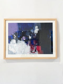 Oil & cold wax painting, Sandrine Kern, Untitled #5