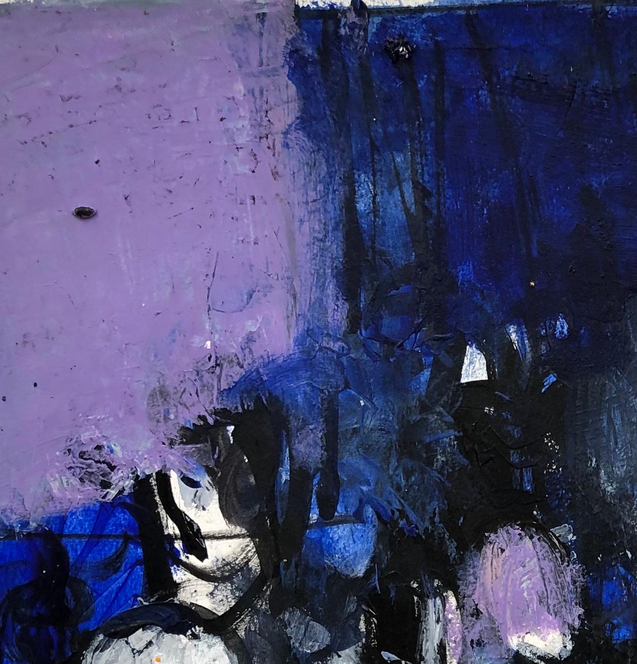 Oil & cold wax painting, Sandrine Kern, Untitled #5 For Sale 1