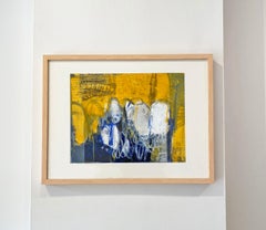 Oil & cold wax painting, Sandrine Kern, Untitled #6