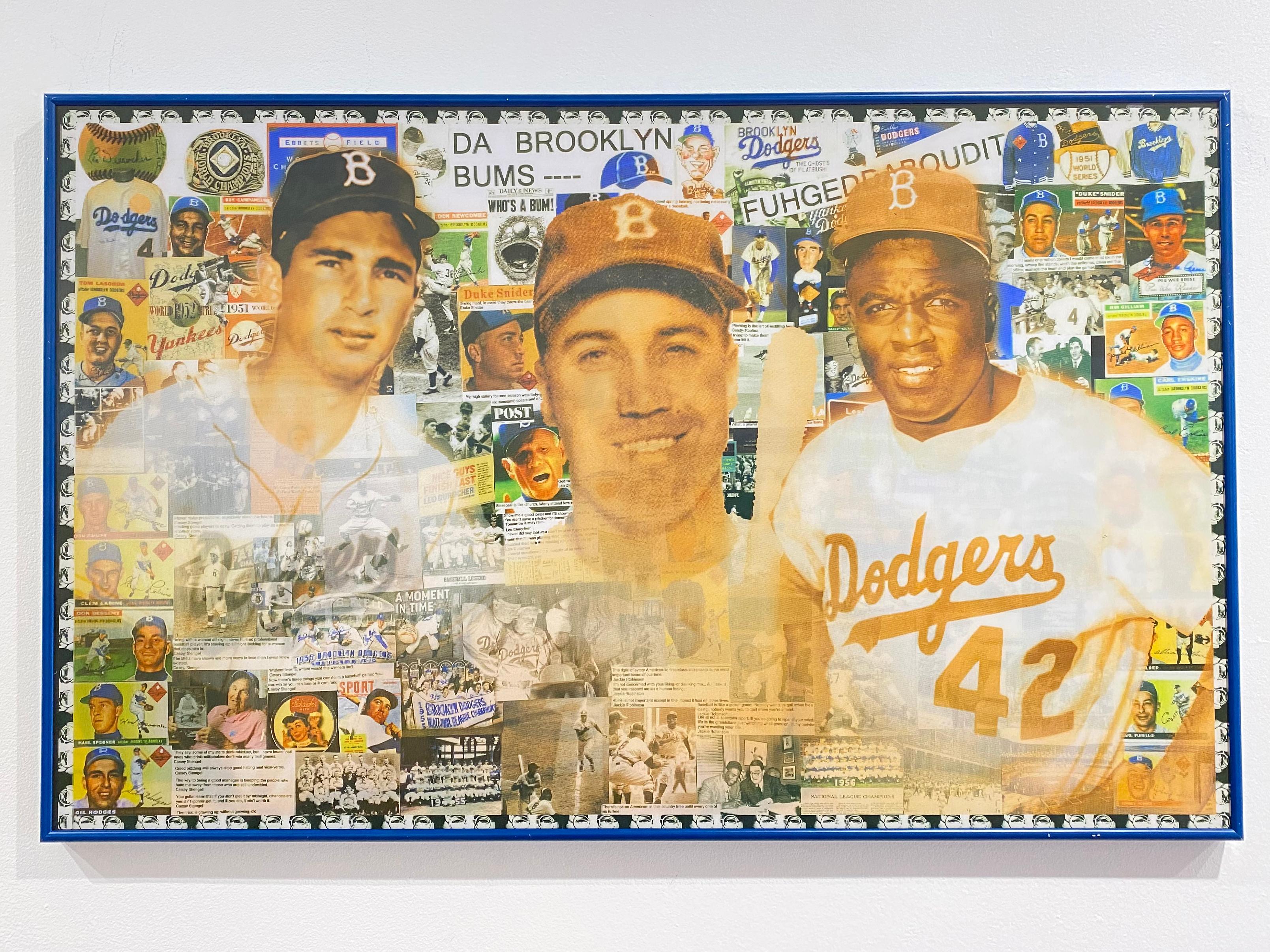 Dodgers Da Brooklyn Bums, stampa lenticolare di DJ Leon, 36 x 24 pollici in vendita 2