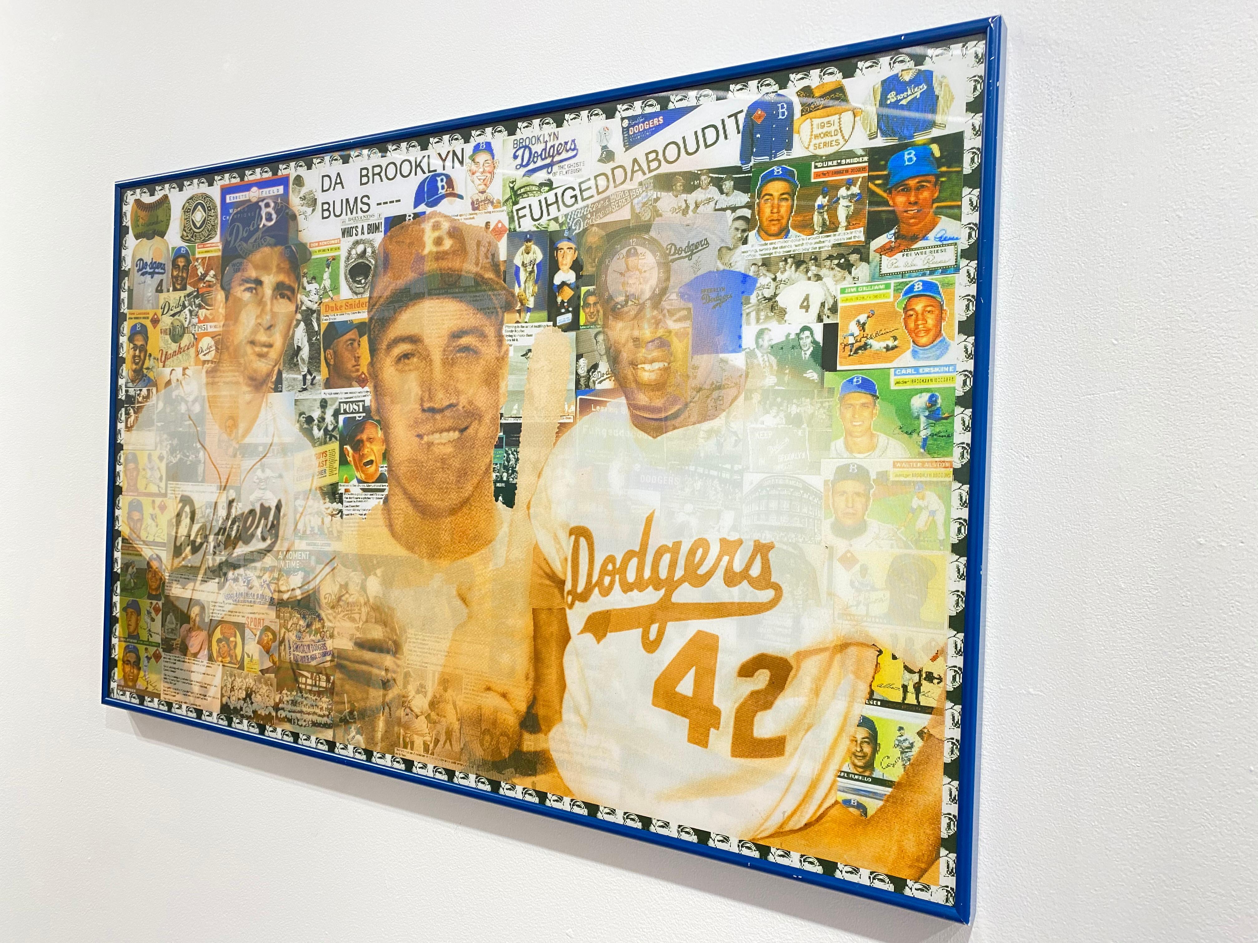 Dodgers Da Brooklyn Bums, Lenticular Print by DJ Leon, 36 x 24 in For Sale 1