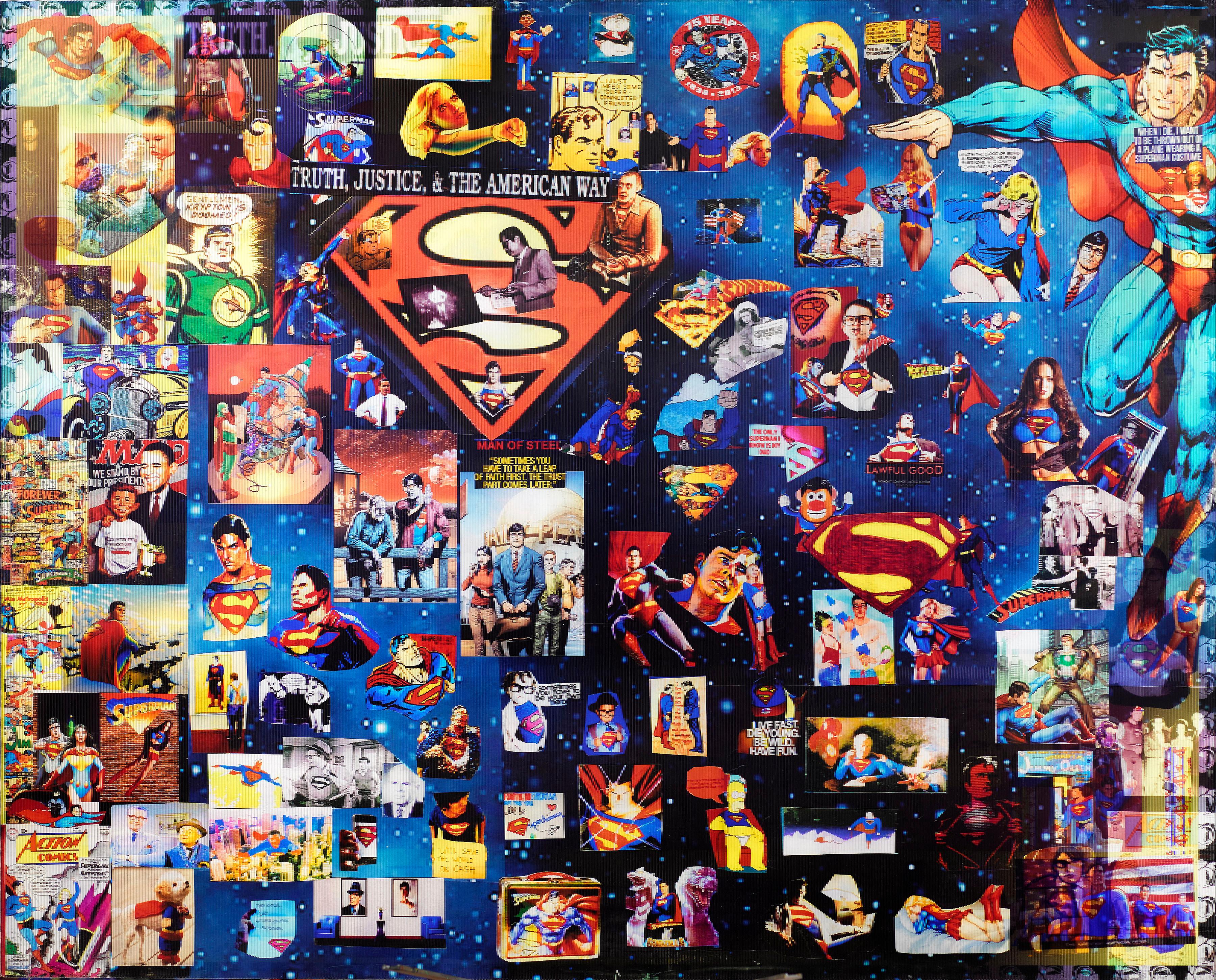 Superman: Wahrheit, Justice und der amerikanische Weg, Lentikulardruck von DJ Leon im Angebot 1